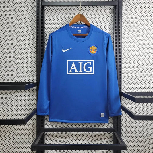 Retro Manchester United 2007/08 Manga Comprida