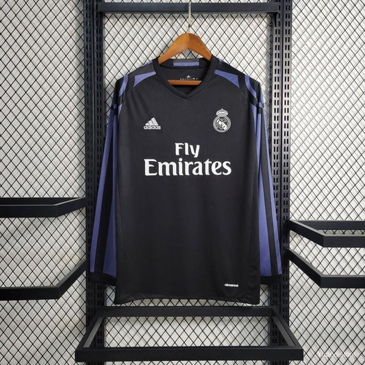 Retro Real Madrid Terceira 2016/17 Manga Comprida