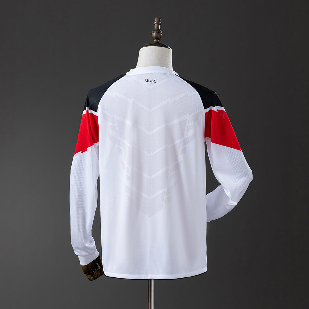 Camisola Retro Manchester United F.C. Alternativa 10/11 Manga Comprida
