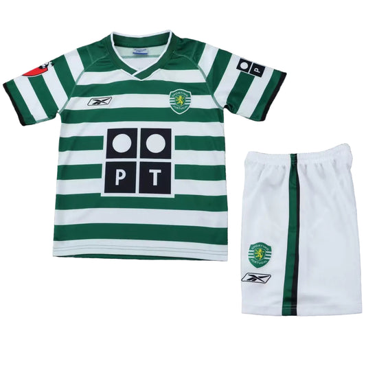 Equipamento Criança Retro Sporting CP Principal 03/04