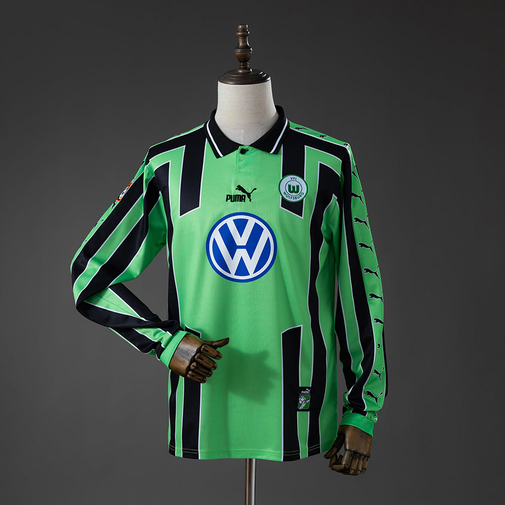 Camisola Retro Wolfsburg Alternativa 99/00 Manga Comprida
