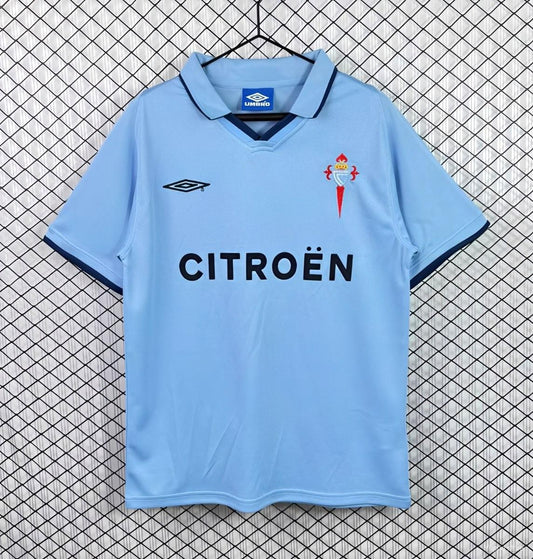 Camisola Retro R.C. Celta de Vigo Principal 2001/02 Edição UEFA