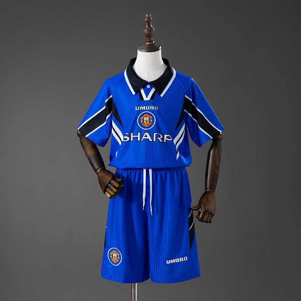 Equipamento Criança Retro Manchester United F.C. Alternativo 96/97
