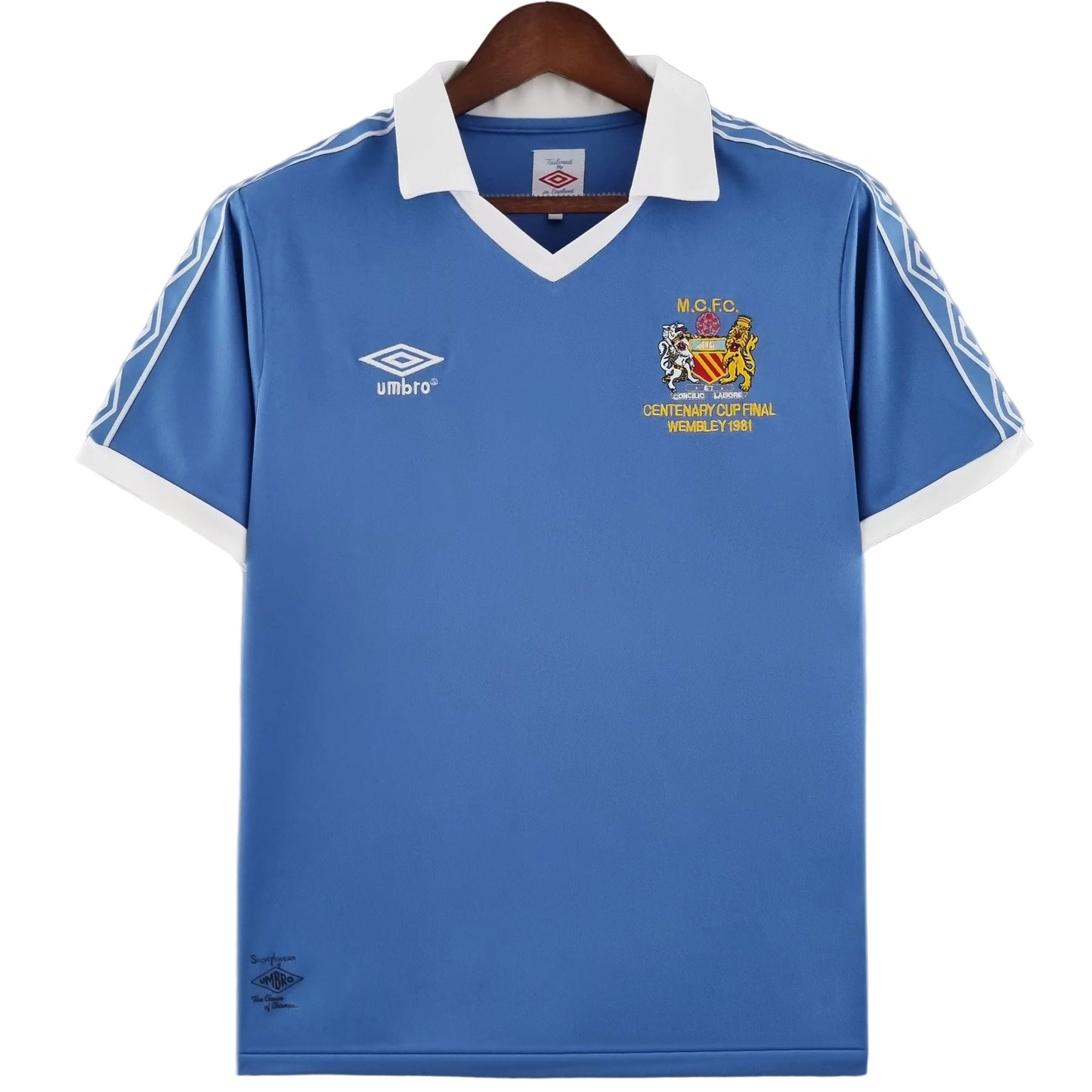 Camisola Retro Manchester City FC Principal 81/82