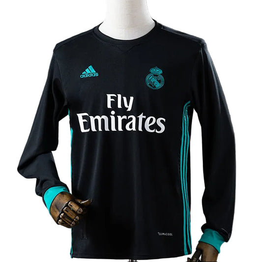 Camisola Retro Real Madrid CF Alternativa 17/18 Manga Comprida